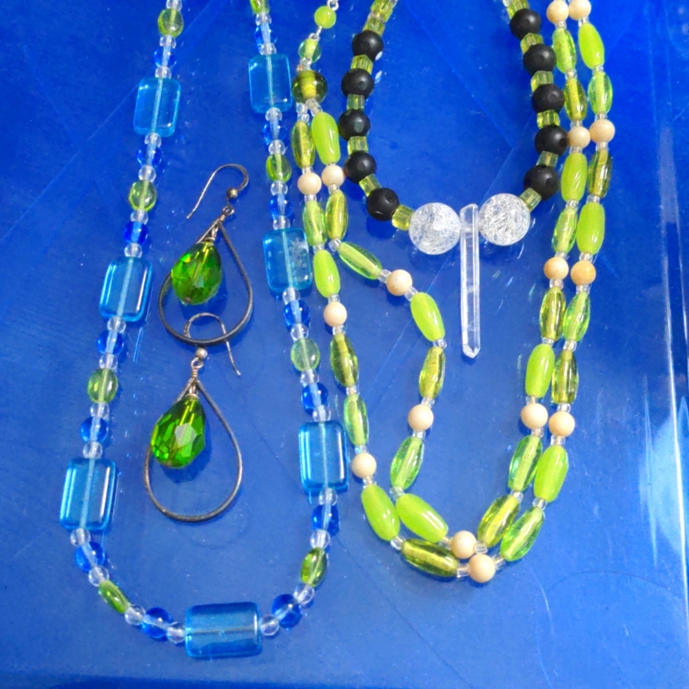 A209 🔥 5 For $35 🔥 Art Glass Jewelry #4